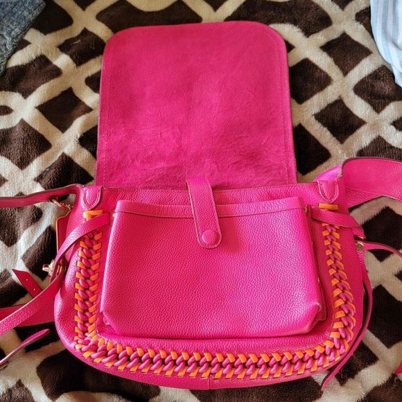 Coach Neon Dakota Crossbody Flap Purse with Whipstitch Chain Detail - Picture 12 of 14